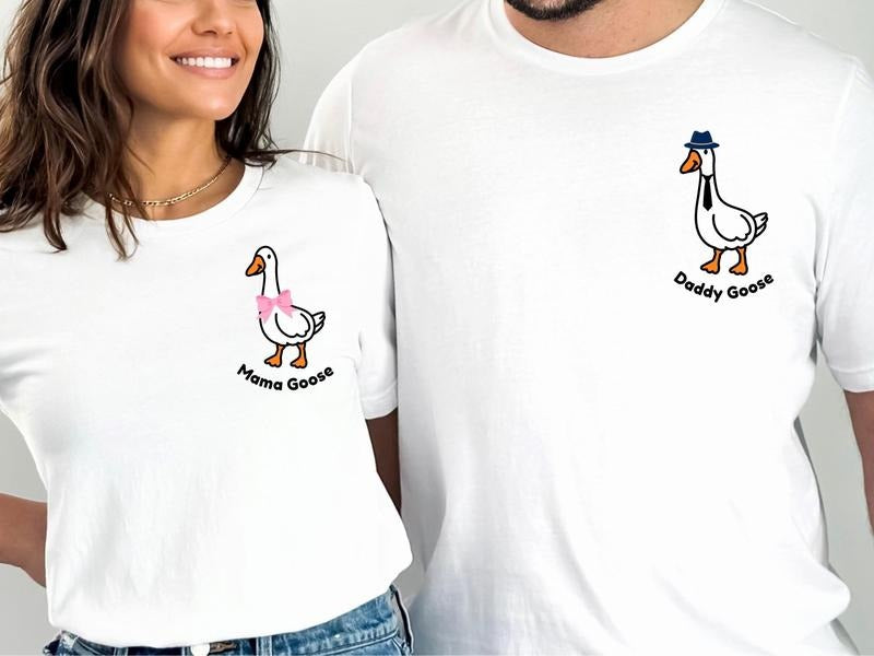 Mama Goose Shirt, Daddy Goose Shirt, Silly Goose Pregnancy Sweatshirt, Silly Goose Mom, Baby Announcement Hoodie, Family...
