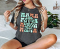 Mama Groovy style Tee Comfortable Cotton Hoodie, Sweatshirt | GrindPrints.com