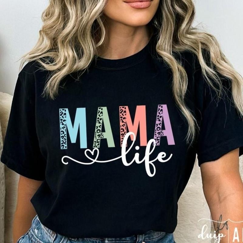 Mama Life Shirt, Leopard Mama, Blessed Mama, Mama Shirt , Funny Dumb Tee, Meme Shirt, Menswear Womenswear Streetwear,...