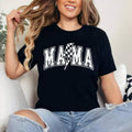 Mama Lightning Bolt Checkered Varsity Mom Women Mother's Day T-Shirt ,Unisex Cotton, Top Womenswear Hoodie, Sweatshirt