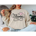 Mama Love Sweatshirt - Crewneck for Moms, Gift for Mother's Day, Cozy Pullover, Mommy Apparel, Family Design, Trendy...