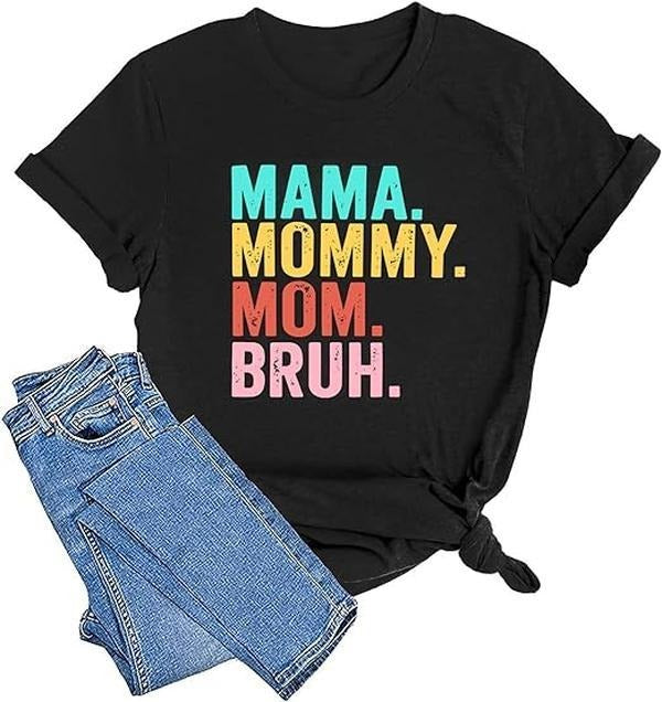 Mama Mommy Mom Bruh Vintage T-Shirt Hoodie, Sweatshirt | GrindPrints.com