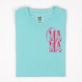 Mama Monogram Comfort Color tshirt - Mama Summer Tee