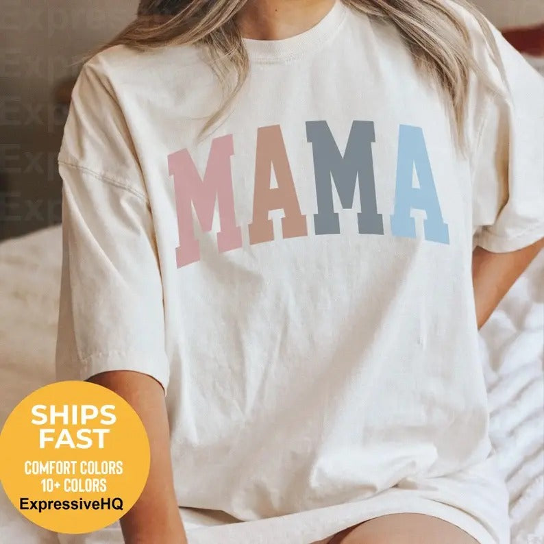 Mama Shirt For Mothers Day Gift From Daughter Sweatshirt, Hoodie, T-Shirt | GrindPrints.com