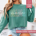 Mama Shirt For Mothers Day Gift From Daughter, Mama Long Slevees For Birthday Gift For Her, Baby Shower Gift Mom Hoodie,...