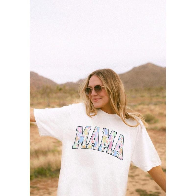 Mama Shirt, Distressed Mama Shirt, Spring Mom Shirt, Sunday Mama T-Shirt, Shirt, Gift For Mom, Gift For Her Hoodie,...