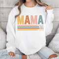 Mama Sweatshirt, Retro Mama Sweatshirt, Mothers Day Sweatshirt, Gift For Mom T-Shirts, Hoodie | GrindPrints.com