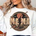 Mama Western Lightning Bolt Sweater, Mama Western Shirt, Mama Cowboy Tee, Western Mother's Day Gift Hoodie, Sweatshirt