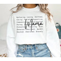 Mama Words Graphic Pullover T-Shirts, Hoodie, Sweatshirt | GrindPrints.com