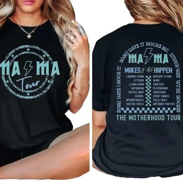 Mama rock tour shirt, funny Mothers gift Hoodie, Sweatshirt | GrindPrints.com