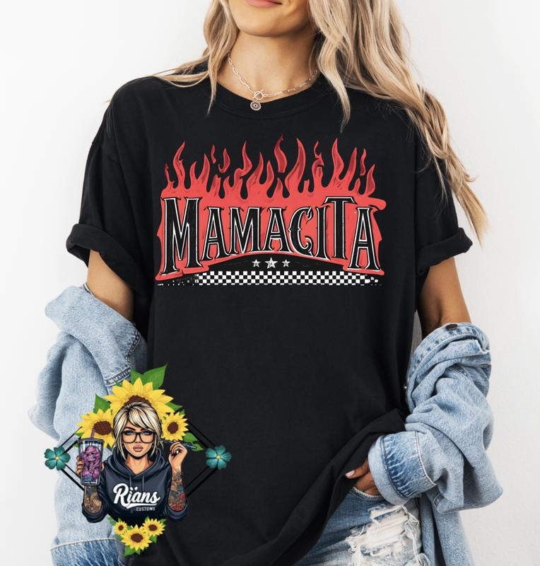 Mamacita Comfort colors Unisex sized Tshirt. Hoodie, Sweatshirt | GrindPrints.com
