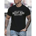 Manfinity Homme Men's Summer Slogan Printed Round-Neck Casual Short Sleeve T-Shirt Made in USA Hoodie, Sweatshirt