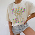Mardi Gras Brush Stroke | Ivory comfort colors t shirt Hoodie, Sweatshirt | GrindPrints.com