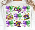 Mardi Gras Coquette DTF Transfers - THIS IS NOT A SHIRT Hoodie, Sweatshirt | GrindPrints.com