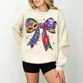 Mardi Gras Coquette Tshirt Sweatshirt Hoodie, Fat Tuesday Shirt, Louisiana Sweatshirt, Fleur De Lis, Unisex Sweater...