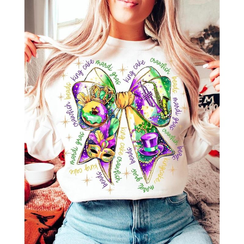 Mardi Gras Coquette Mardi Gras Mardi Gras Fat Tuesday Mardi Gras Louisiana Sublimation Digital File T-Shirts, Hoodie, Sweatshirt