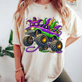 Mardi Gras Monster Truck Tshirt Sweatshirt, Coquette Shirt, Mardi Beads Louisiana Festival Shirt, Fat Tuesday Sweatshirt,...