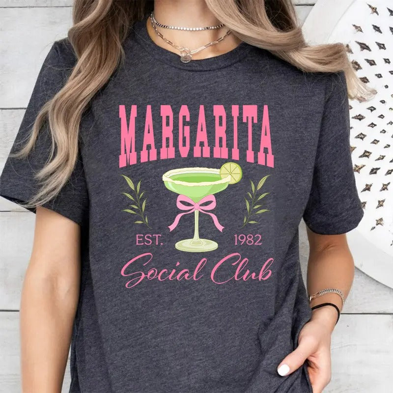 Margarita Sweatshirt, Funny Girls Club Crewneck, Signature Sweatshirt, Drinking Shirt Hoodie | GrindPrints.com