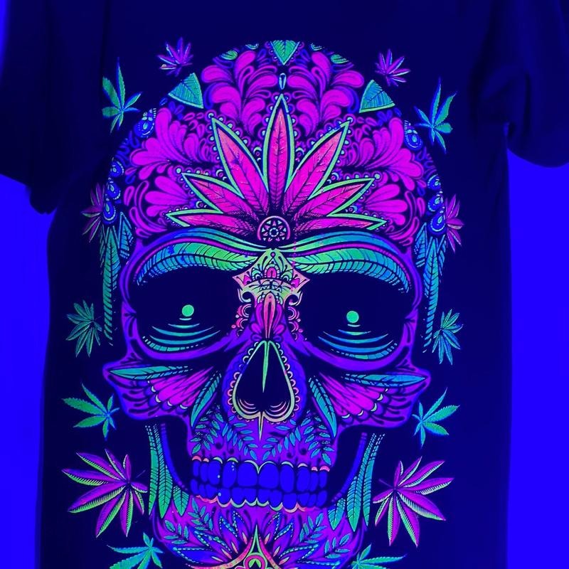 MariaJuana skull  T-shirt Black Cotton Hoodie, Sweatshirt | GrindPrints.com