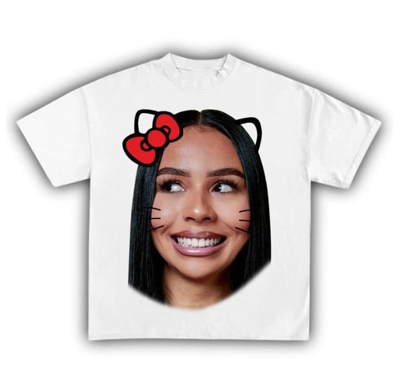 Mariah Kitty Red Graphic Tee Gift for Hip Hop Lovers Hoodie, Sweatshirt | GrindPrints.com