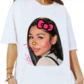 Mariah Pink Kitty The Scientisttt  Shirt Cotton Fabric Hoodie, Sweatshirt | GrindPrints.com