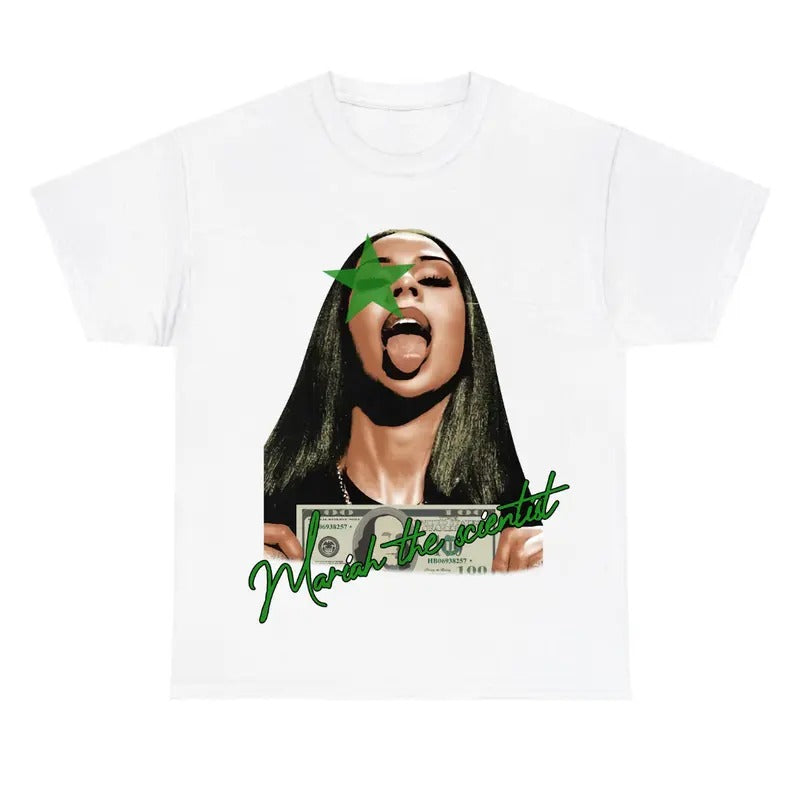 Mariah Scientist Forest Green Star Shirt Hoodie, Sweatshirt | GrindPrints.com