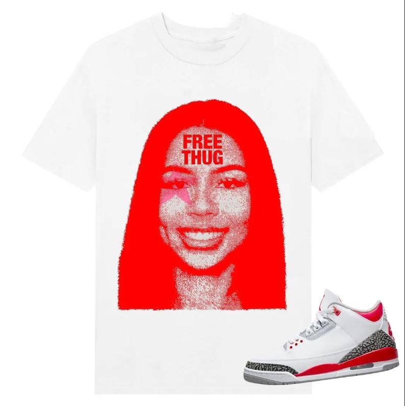 Mariah TS Big Face STar Shirt Match Fire Red 3s Black Shirt Matching Sneaker T-Shirts, Hoodie, Sweatshirt