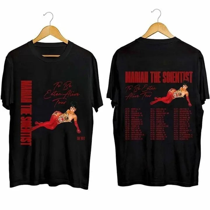 Mariah Scientist Be Eaten Alive Tour 2024 Shirt Mariah Scientist T-Shirts, Hoodie, Sweatshirt