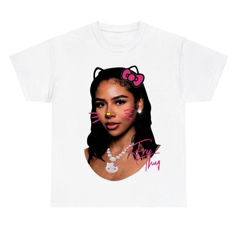 Mariahh Free Thugg Kitty Pink Shirt Hoodie, Sweatshirt | GrindPrints.com