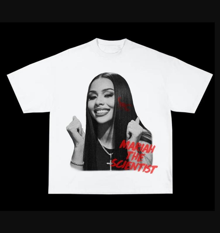 Mariahh scientist Red White Tee Hoodie, Sweatshirt | GrindPrints.com