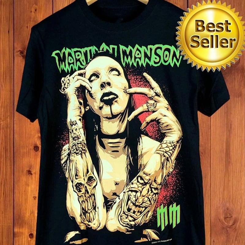 Marilyn Manson Tee, New Marilyn Manson T Shirt For Fans Hoodie, Sweatshirt | GrindPrints.com