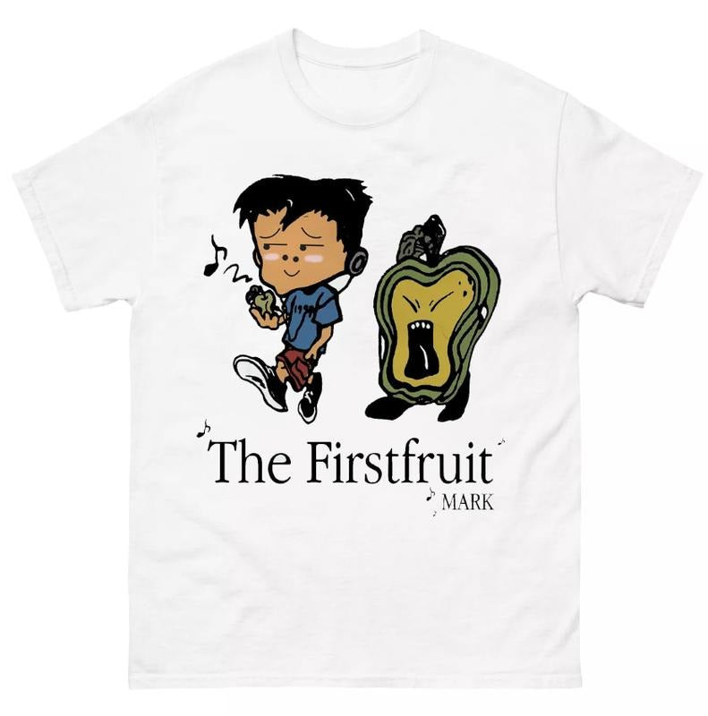 Mark The First Fruit Shirt Featuring and Bold Neo City Design Hoodie, Sweatshirt | GrindPrints.com