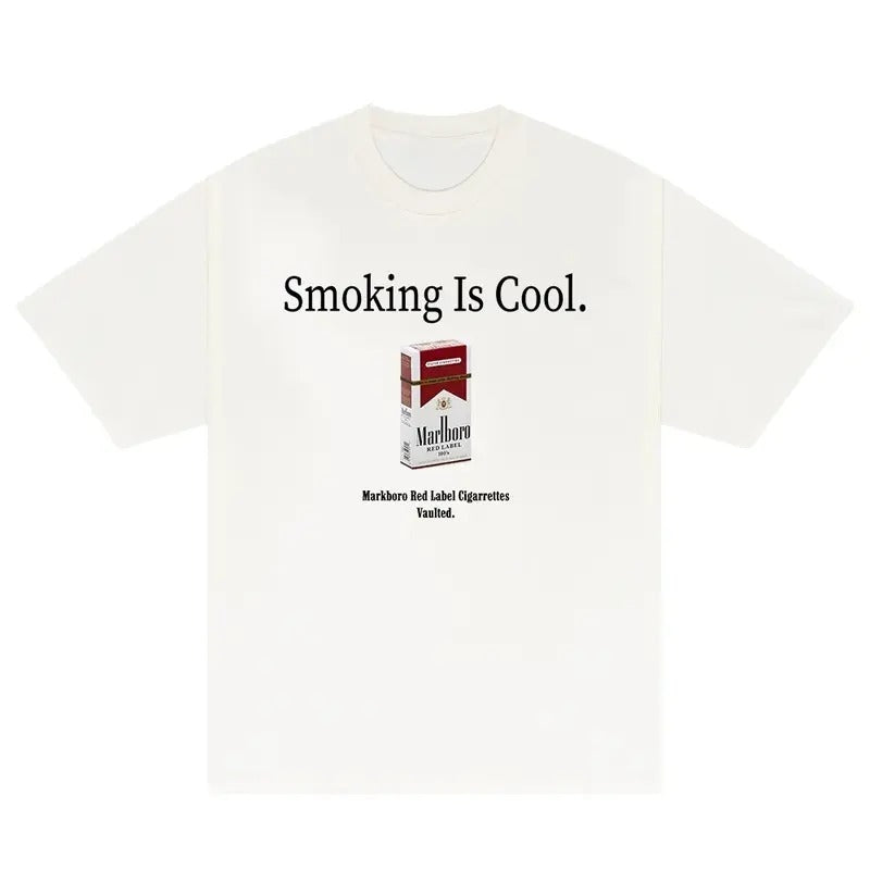 Marlboro Smoking Is Cool T-Shirt, Graphic Tee Unisex Fashion Clothing Streetwear Hoodie, Sweatshirt | GrindPrints.com