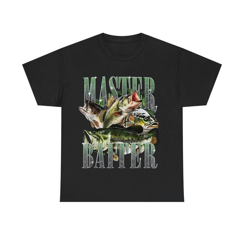 Master Baiter Bass Fishing Fisher Papa Shirt, Unisex Graphic Tee S-3XL Hoodie, Sweatshirt | GrindPrints.com
