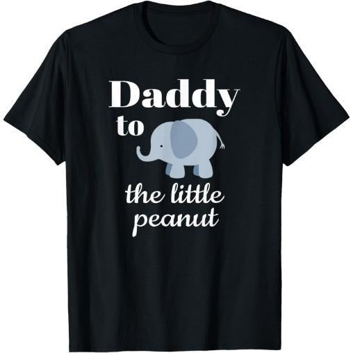 Matching Baby Shower Couples Shirt Elephant Daddy Peanut T-Shirt Made in USA Hoodie, Sweatshirt | GrindPrints.com