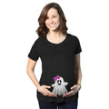Maternity Baby Girl Ghost Pregnancy T Shirt Cute Funny Halloween Costume Tee Funny Graphic Maternity Tee Cute Pregnancy...
