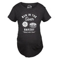 Maternity Bun In The Oven Bakery T Shirt Funny Cute Pregnant Pastry Baking Tee For Ladies Funny Graphic Maternity Tee...