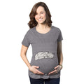 Maternity Cat On Baby Bump T Shirt Funny Adorable Kitty Pregnancy Tee Funny Graphic Maternity Tee Cute Pregnancy Tees...