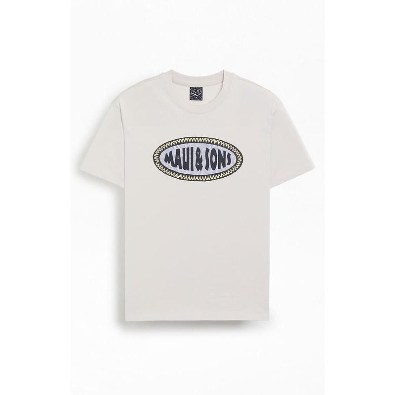 Maui & Sons Men's Madras Patch T-Shirt - Multicolor Hoodie, Sweatshirt | GrindPrints.com