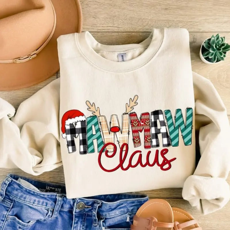 Mawmaw Claus Mom Shirt Mawmaw Claus Shirt Mawmaw Shirt Mom Mawmaw Shirt Shirts T-Shirts, Hoodie, Sweatshirt