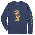 Max Merry Woofmas Long Sleeve Crusher Tee Hoodie, Sweatshirt | GrindPrints.com