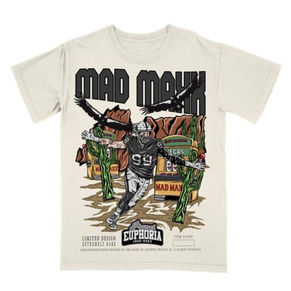 Maxx Crosby Tee Hoodie, Sweatshirt | GrindPrints.com