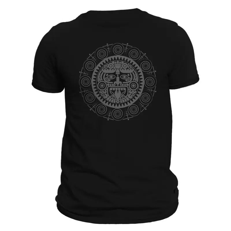 Mayan Sacred Sun God T-Shirt Hoodie, Sweatshirt | GrindPrints.com