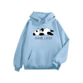 Maybe Later Funny Hoodie Casual Street Style Fleece Fabric Pullover Sweatshirt for Women for Men, Perfect Gift T-Shirts