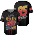 Mcquen Baseball Jersey, Lightning Mcqueen Shirt,Cars Shirt, Lightning Mcquen Car Shirt, Cars Birthday Boy Shirt Hoodie,...