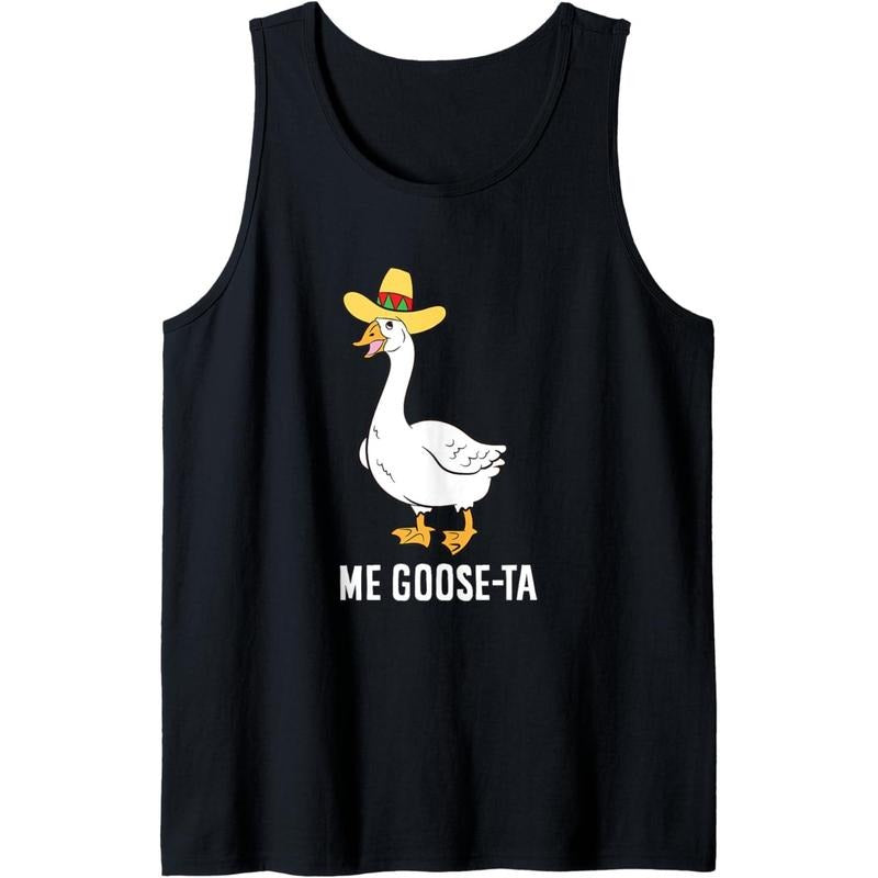 Me Goose Ta Mexican Funny Spanish Goose Pun Tank Top Made Usa T-Shirts, Hoodie, Sweatshirt