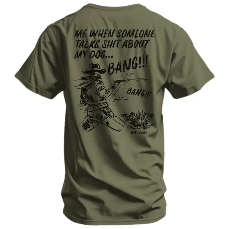 Me When Someone Talk About My Dog Men's T-Shirt Hoodie, Sweatshirt | GrindPrints.com