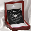 Meaningful Gift For Wife, Wife Necklace From Husband, Wife Christmas Necklace, To My Wife Necklace, Wife Anniversary...
