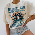 Medusa shirt petrify the patriarchy feminist cotton tee oversize greek mythology literature plus size lib women's rights...