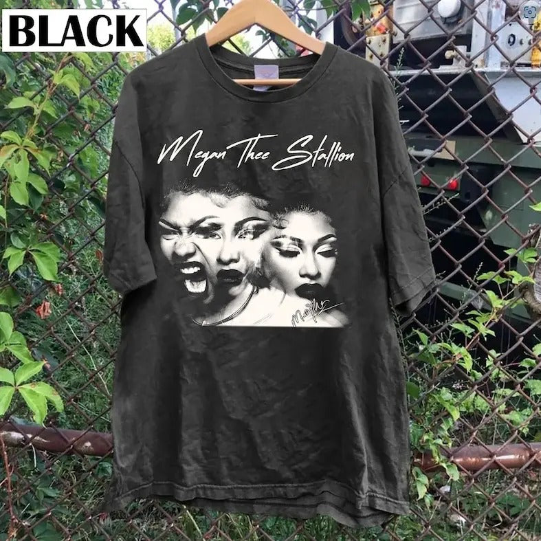 Megan Funny Thee Stallion Shirt Me.Gan Th.Ee Sta.Llion Rapper Shirt Vintage Megan Thee Stallion 90s Shirt Fans T-Shirts, Hoodie, Sweatshirt